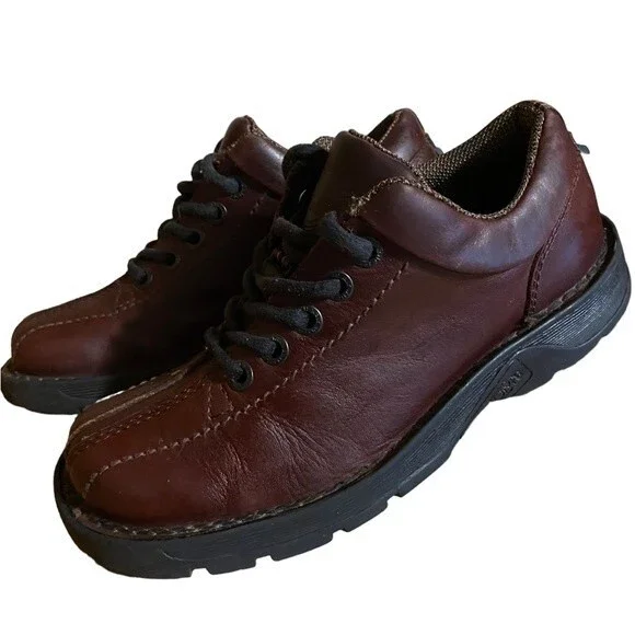 Rare Vintage Dr. Martens oxfords EUC Mens 7/ women’s 8 dark leather - Picture 2 of 10